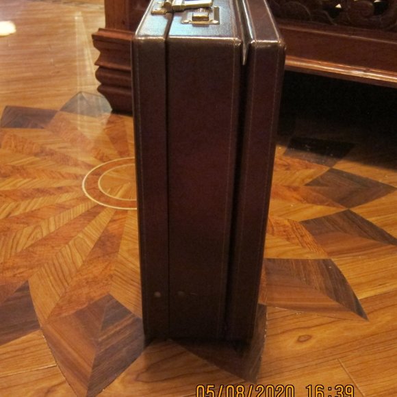 Brown Leather Briefcase - Picture 3 of 9